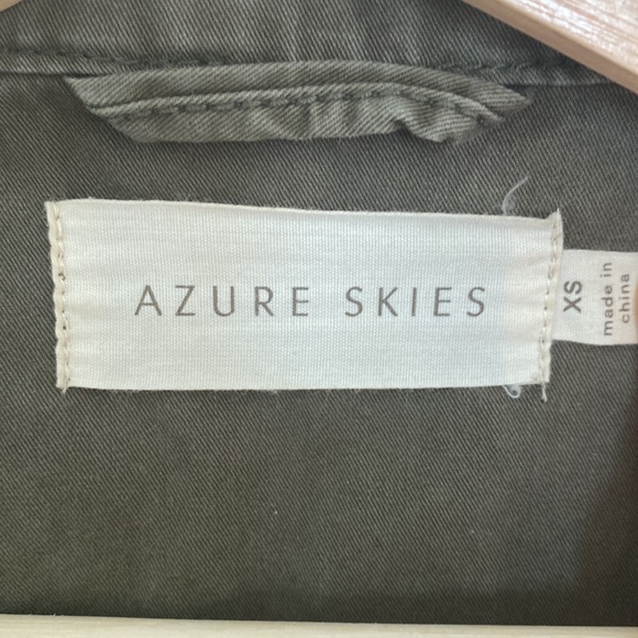 Aritzia Jacket - Azure Skies Trooper Jacket Utility Parka Army Green size xs - Picture 7 of 7